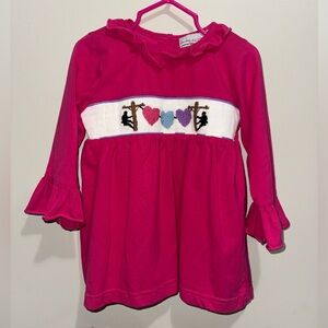 Smocking Dog Boutique Lineman Girls Dress
